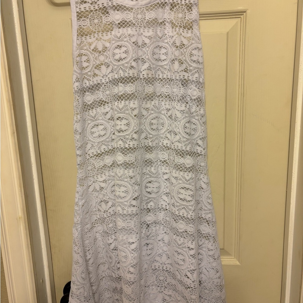 White Lace Coverup